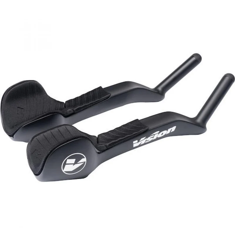 Vision Extensions Metron TFE EVO 340 mm (L) Schwarz - aerodynamische Carbon-Zeitfahr-Extensions