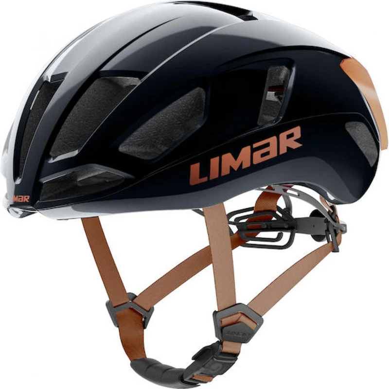 Limar Air Atlas W&B Midnight Black Bronze S Schwarz/Bronze - aerodynamischer Rennradhelm
