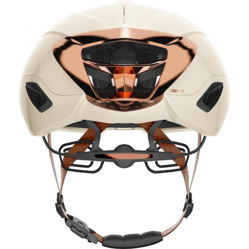 Limar Air Atlas W&B Amber White L Weiß/Bronze - Aero-Rennradhelm mit maximaler Belüftung
