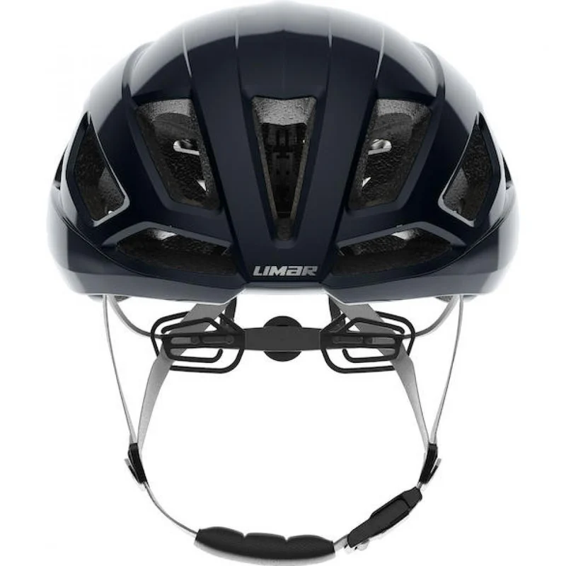 Limar Air Atlas W&B Midnight Black M Schwarz/Silber - aerodynamischer High-Performance-Rennradhelm