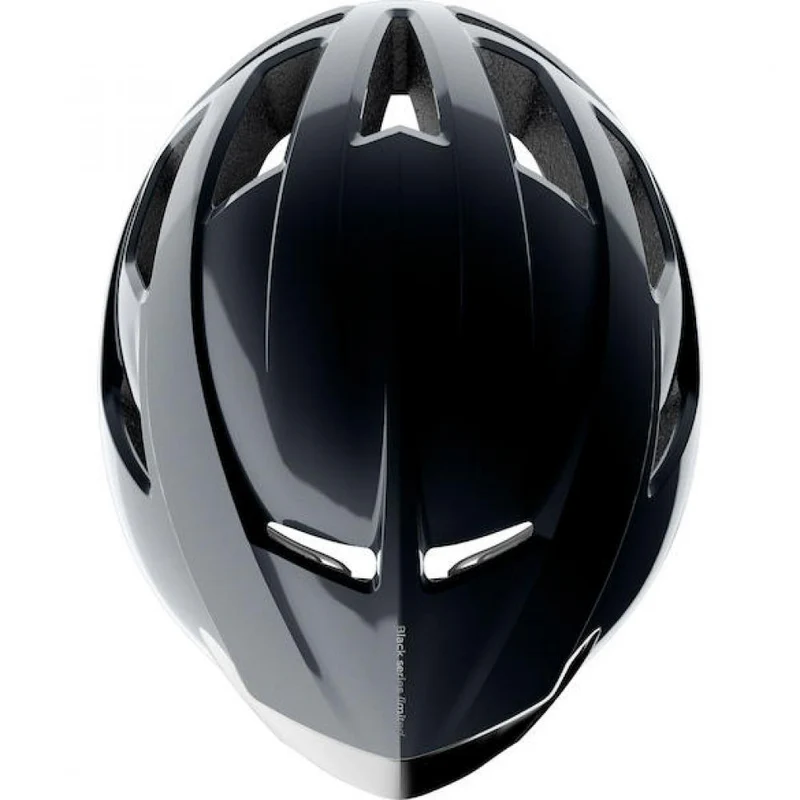 Limar Air Atlas W&B Midnight Black M Schwarz/Silber - aerodynamischer High-Performance-Rennradhelm