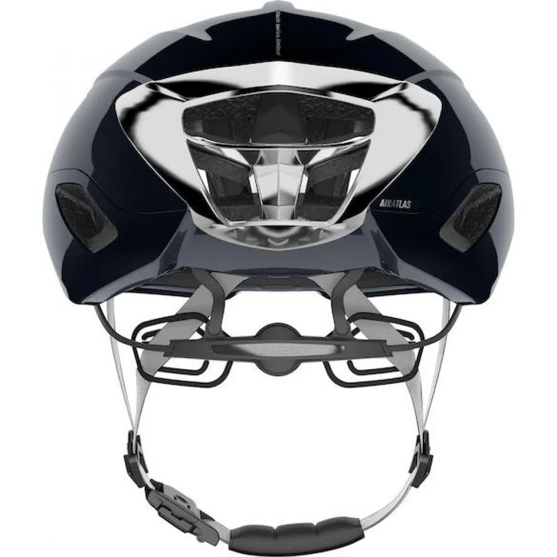 Limar Air Atlas W&B Midnight Black L Schwarz/Silber - aerodynamischer High-Performance-Rennradhelm