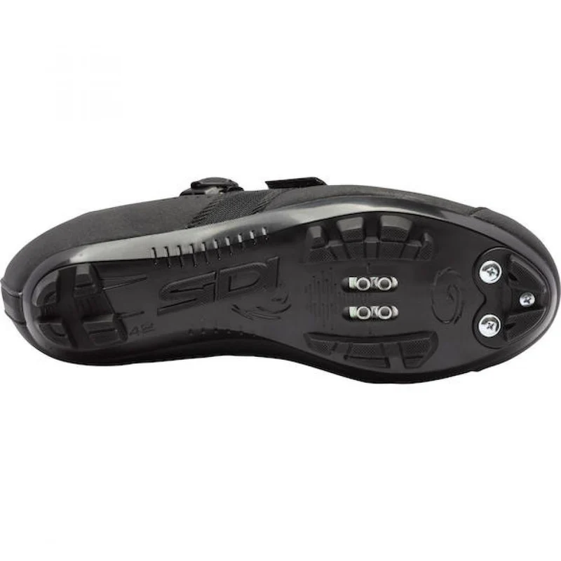 Sidi MTB AERTIS MEGA black/black 47 Schwarz - breiter MTB-Schuh mit Top-Powerübertragung