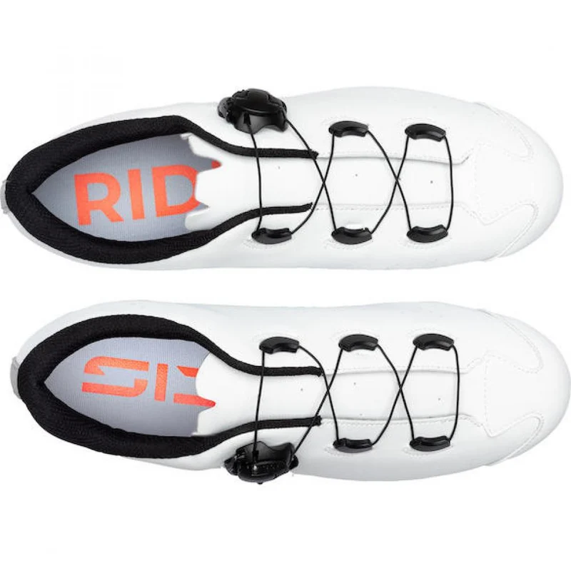 Sidi ROAD FAST 2 white/gray 43,5 Weiß - aerodynamischer Rennradschuh mit Carbon-Nylon-Sohle