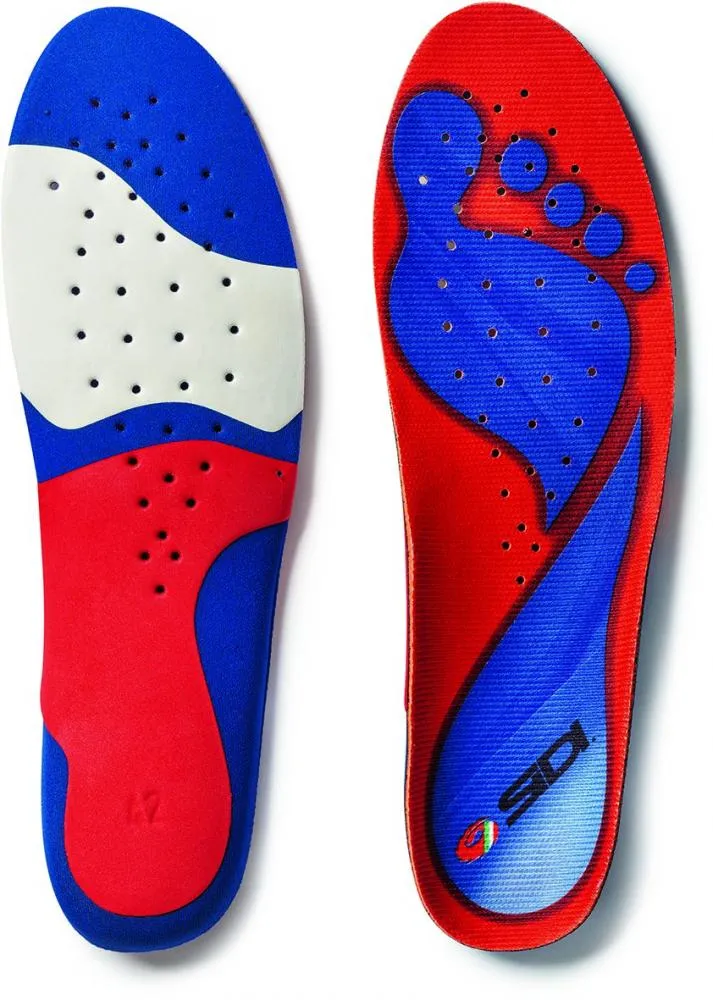 Sidi Einlegesohle Memory 43 Rot/blau - komfortable, dämpfende Passform