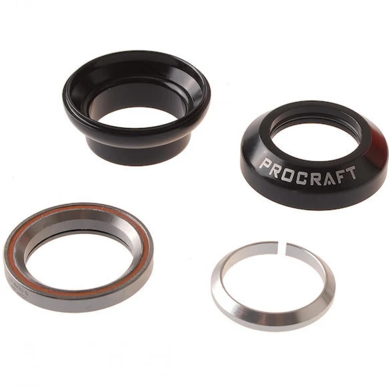Procraft Steuersatz STO 1.5" auf 1 1/8" Schwarz - präzise Steuerung für moderne Bikes
