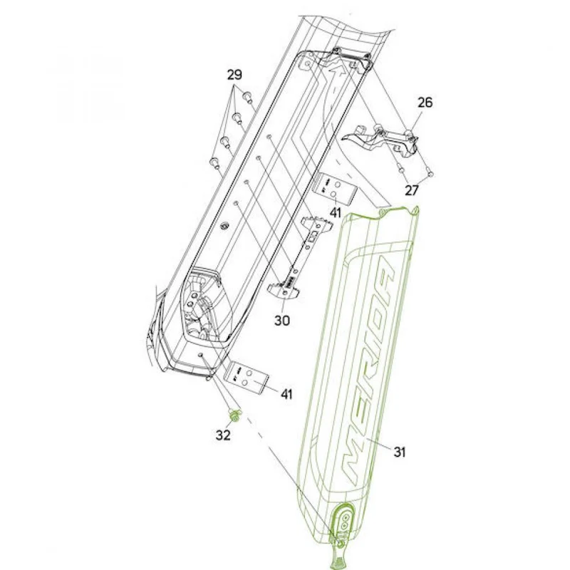 The Robert Axle Project Lightning 34 Schwarz - Steckachse für Mavic Speed Release Hinterrad