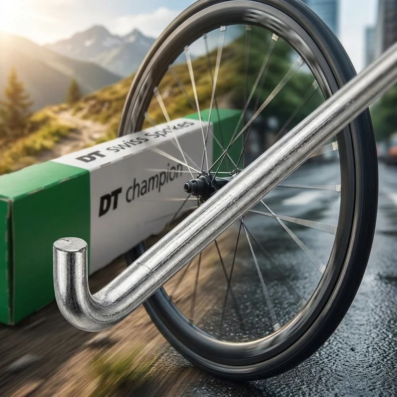 DT Swiss Speiche Champion 2.0 VE100 260 mm silber - robuste Allround-Fahrradspeiche