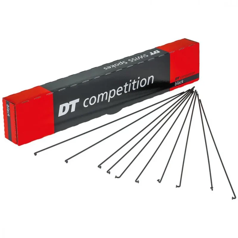 DT Swiss Speiche Competition 2.0 / 1.8 258 mm schwarz - belastbare J-bend Speiche