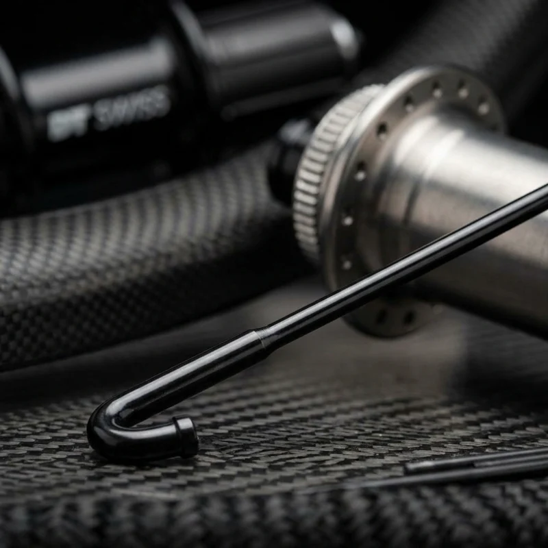 DT Swiss Speiche Competition 2.0 / 1.8 284 mm schwarz - robuste Leichtbau-Speiche