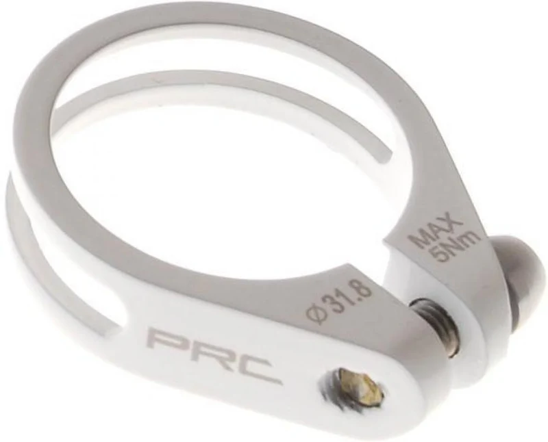 Procraft PRC SPK1 Sattelstützklemme Ø 36,0 mm Weiß - CNC-gefräst, 9 g, Titanschraube