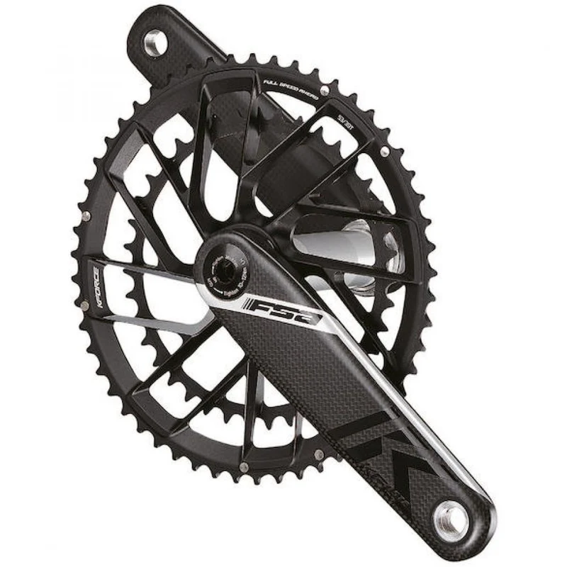 FSA Kurbelgarnitur K-Force Team Edition Modular 170 mm Schwarz - leichte High-Performance-Kurbel
