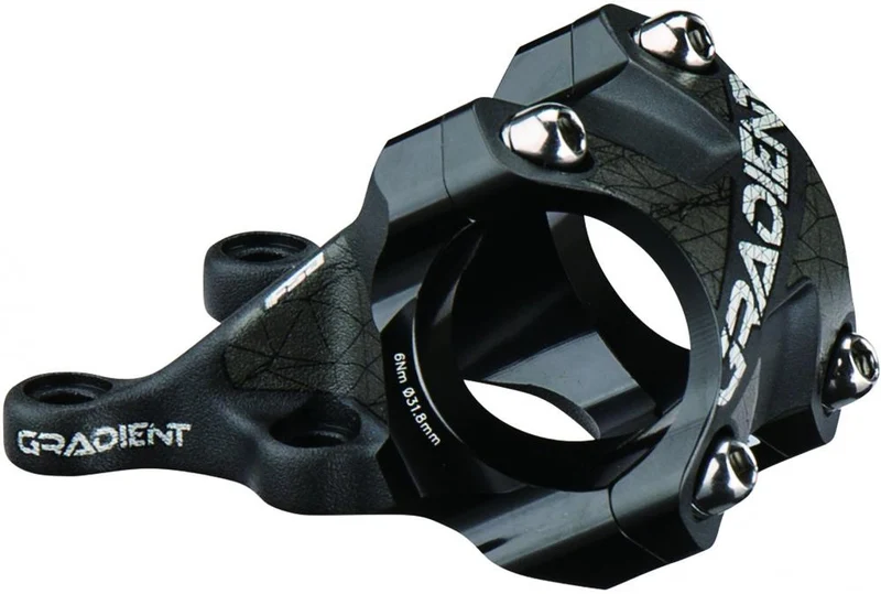 FSA Gradient Direct Connect Vorbau 31,8 x 450 mm Schwarz - 118 g Leichter Fahrradvorbau