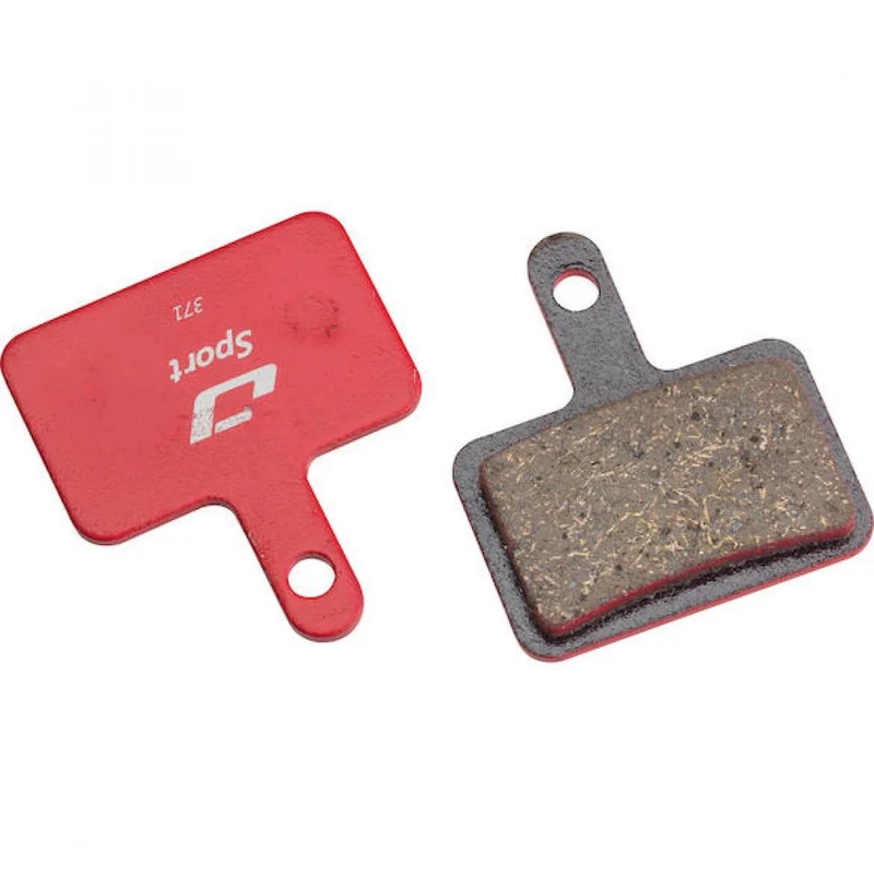Jagwire Bremsbeläge Disc Sport Semi-Metallic - Shimano/Tektro kompatibel, Rot