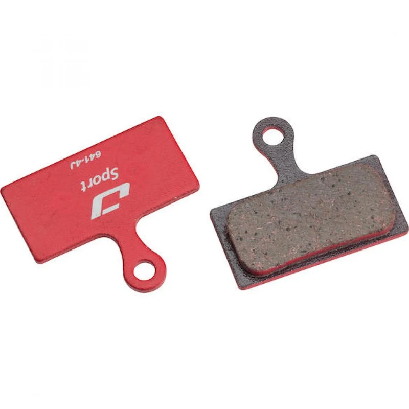 Jagwire Disc Sport Semi-Metallic Bremsbeläge Rot - Langlebige Bremsperformance für Shimano & TRP