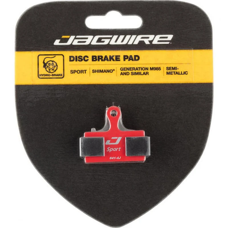 Jagwire Disc Sport Semi-Metallic Bremsbeläge Rot - Langlebige Bremsperformance für Shimano & TRP