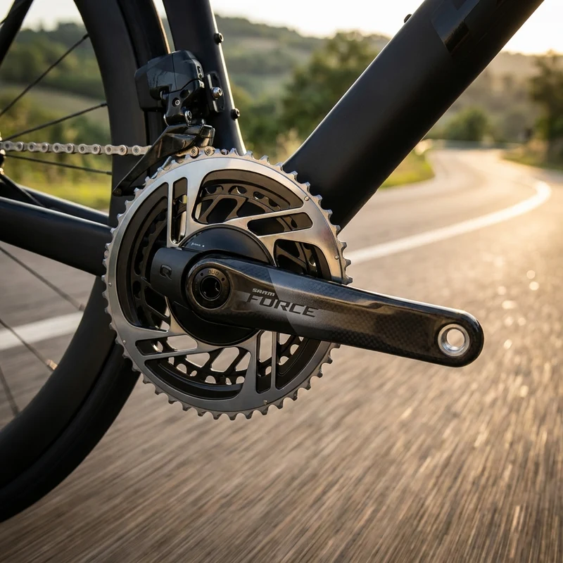 SRAM Force AXS Powermeter Kurbel 33/46Z 172,5mm DUB - präzise Performance-Messung
