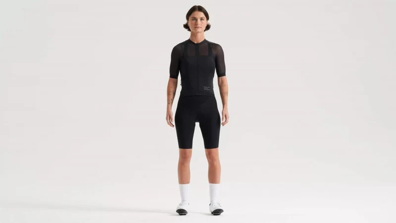 PRIME LT JERSEY SS WMN BLK XL - Atmungsaktives Damen Fahrradtrikot Kurzarm Schwarz