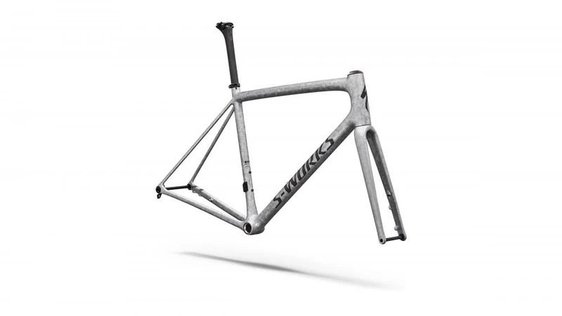 Specialized Aethos Rahmenset - Shadow Silver/Silver Dust/Black Pearl - Größe 61 - Rennrad