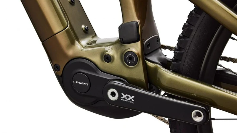 LEVO SW Carbon G4 NB E-Bike - Laurel Green Metallic/Burnt Gold Metallic/Chrome S2 - Unbekannt