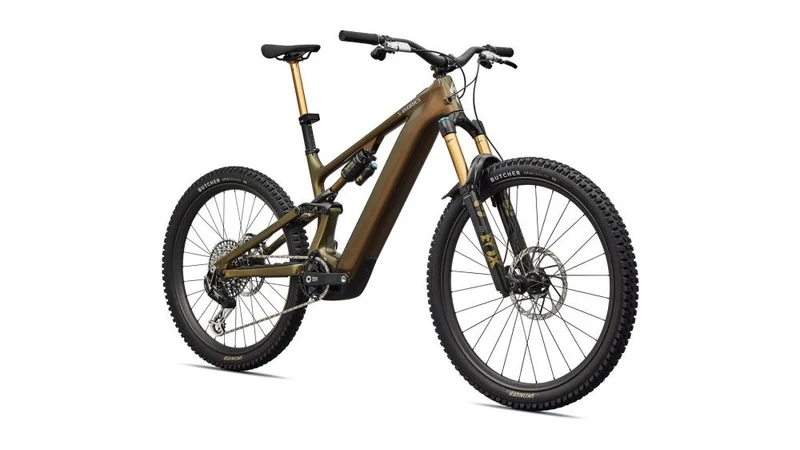 LEVO SW Carbon G4 NB E-Bike - Laurel Green Metallic/Burnt Gold Metallic/Chrome S2 - Unbekannt