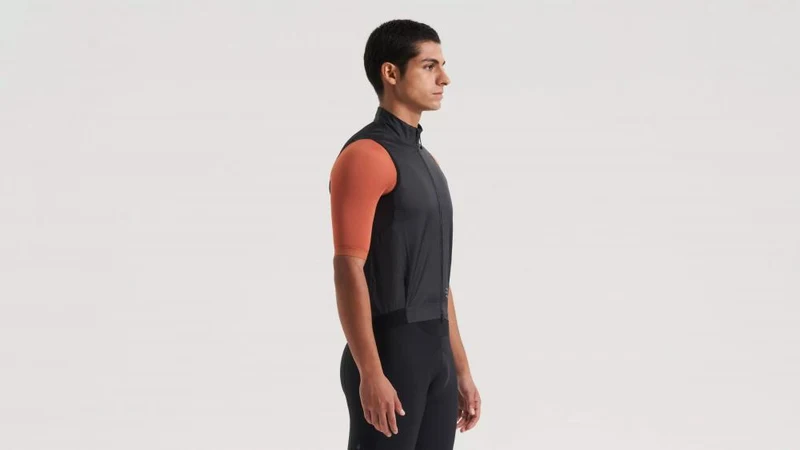 PRIME WIND VEST MEN - Herren Windweste Schwarz Größe S - Bekleidung