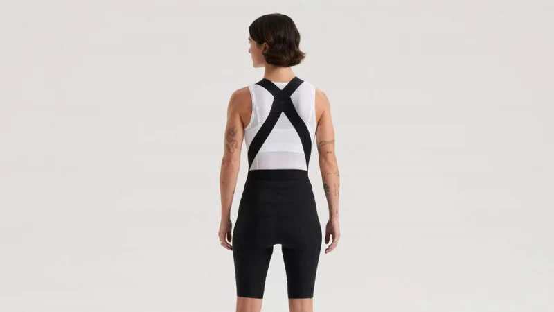 PRIME BIB SHORT WMN BLK M - Damen Trägerhose Schwarz Größe M - Bekleidung