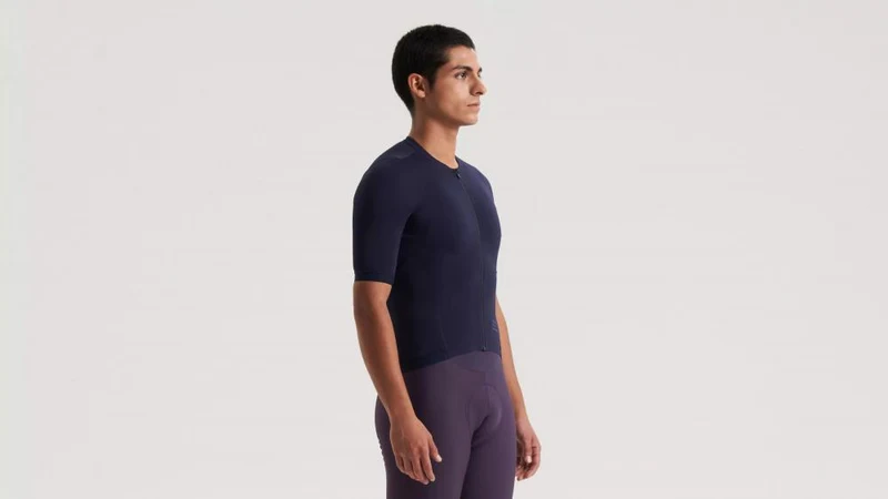 PRIME JERSEY SS MEN - Herren Kurzarm Trikot aus recycelten Materialien - Dunkelblau Größe S