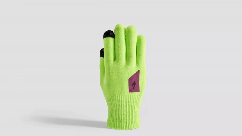 THERMAL HYPRVIZ KNIT GLOVE LF PYRNYEL M - Thermische Hochsichtbarkeits-Strickhandschuhe Gelb Größe M - Bekleidung