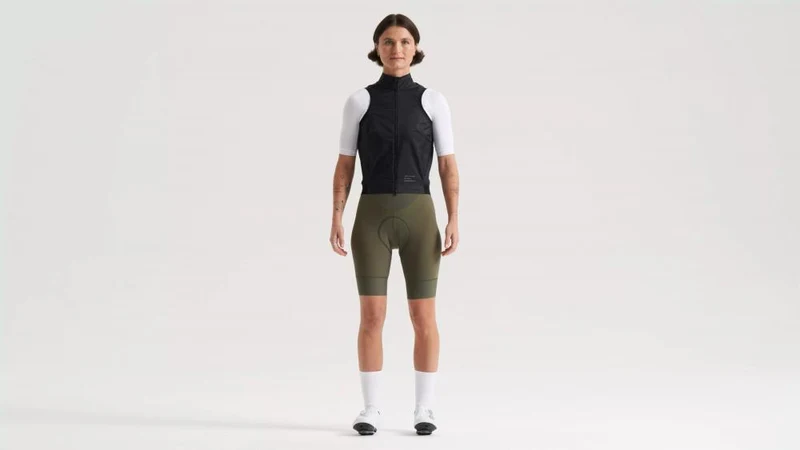 PRIME Windweste Damen Schwarz XL - Leichte Fahrradweste - Bekleidung
