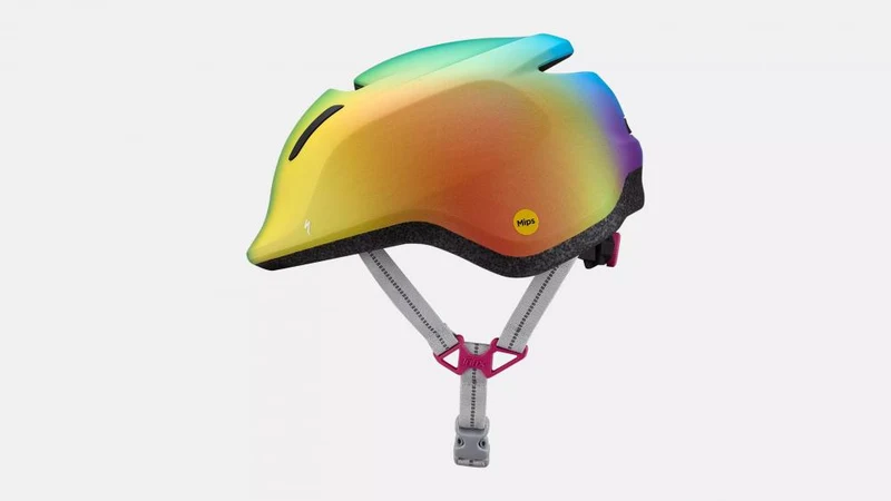 MIO 2 HLMT CE RAINBOW TDLR - Kinderhelm mit Regenbogen-Design