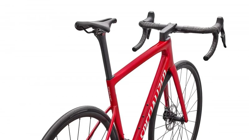 Specialized Tarmac SL8 Comp AXS Rennrad - Größe 58, Red Tint Silver Dust, FACT 10r Carbon, SRAM Rival AXS, DT Swiss R470