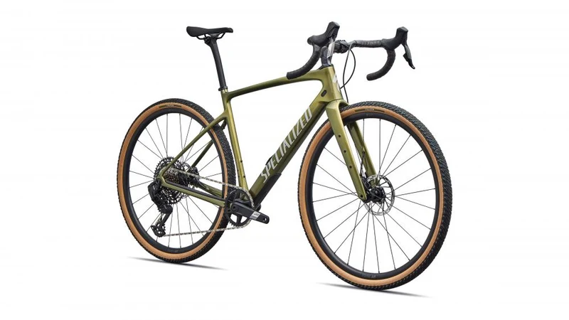 Specialized Diverge Comp Gravel Bike - Laurel Green Metallic/Gold Pearl - Rahmengröße 49 cm - Gravelbike