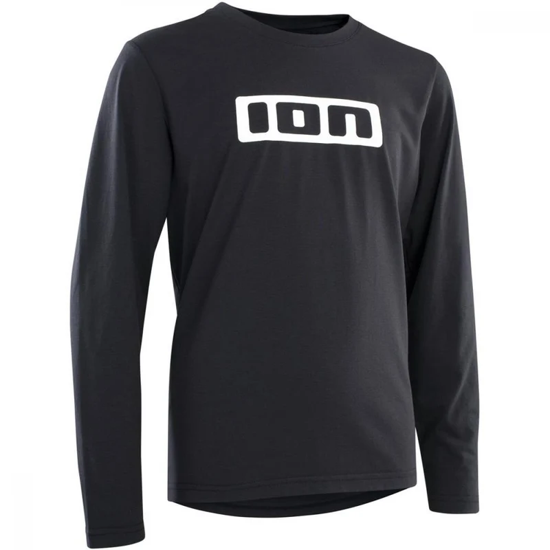 Jersey Bekleidung ION Youth MTB Jersey Logo Longsleeve DR YM/140 47220-5011