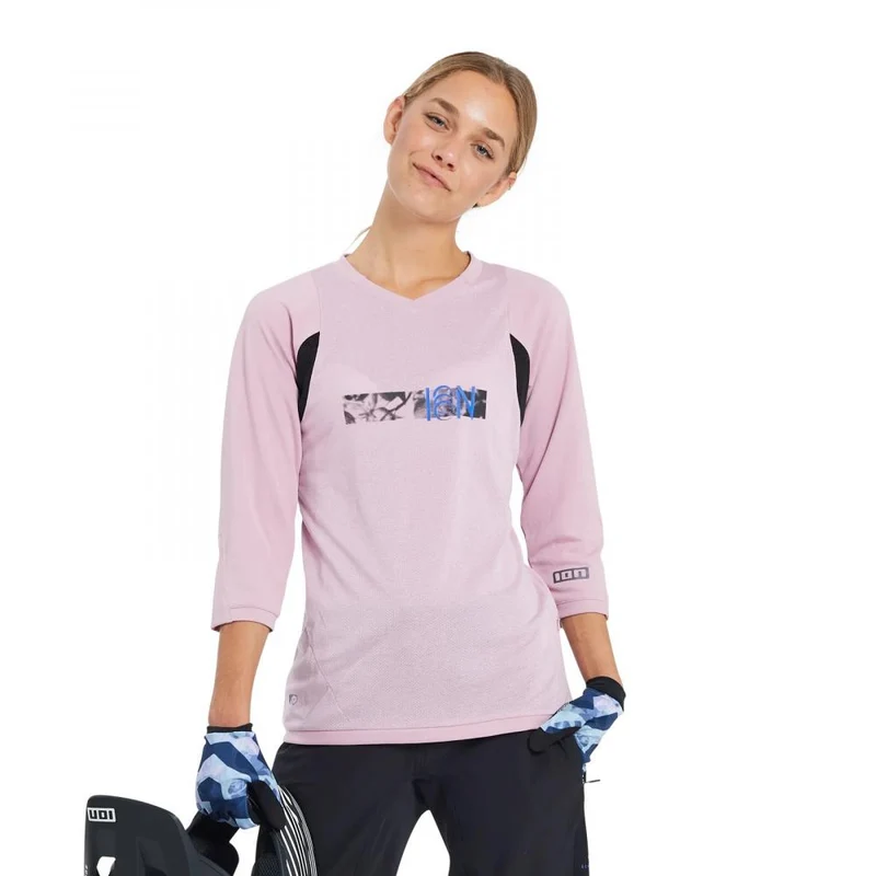 ION Bike Bekleidung ION Women MTB Jersey Scrub Amp 3/4 Longsleeve 36/S 47223-5022