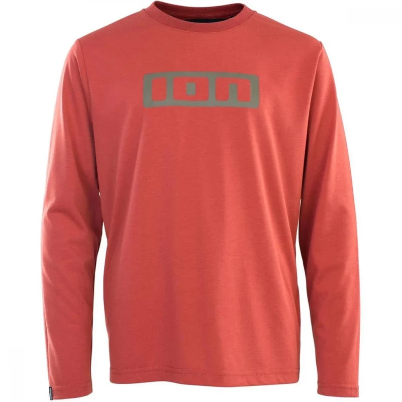 ION Youth MTB Jersey Logo Longsleeve DR - Kinder Mountainbike Trikot Langarm Größe YL/152