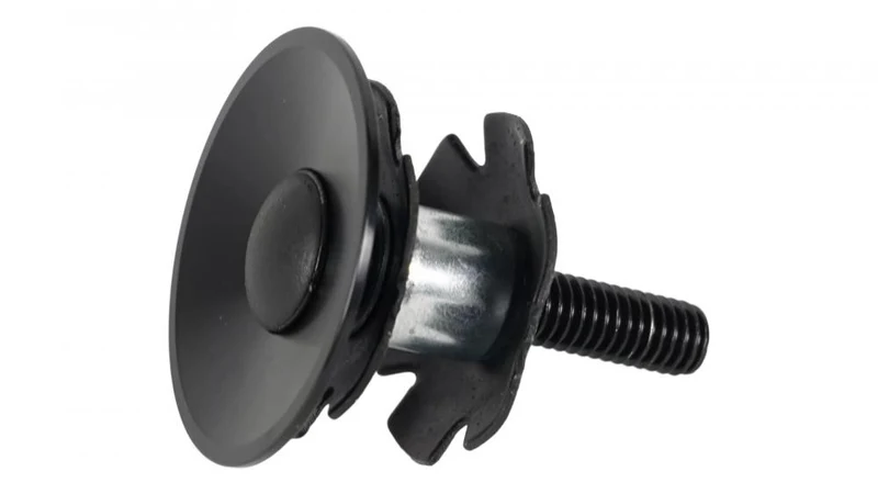STEER Abdeckkappe HDS SUB - TOP CAP FOR 1-1/8" STEER ALLOY BLACK W/ STEEL BOLT & STAR NUT