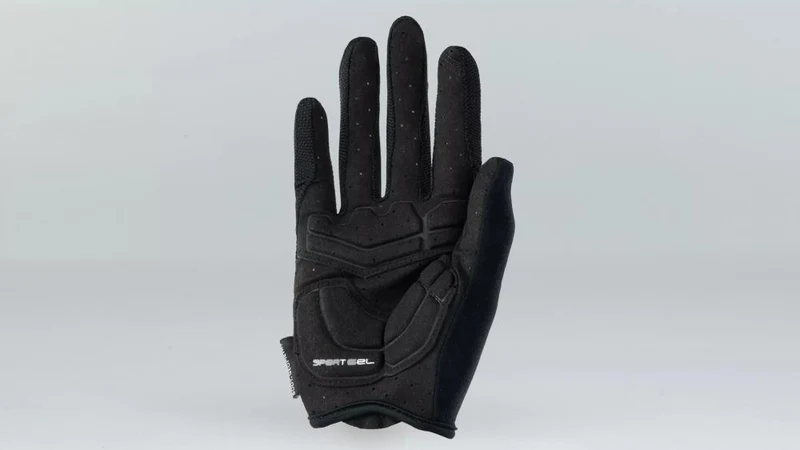 BG SPORT GEL GLOVE LF BLK S - Fahrradhandschuhe Langfinger mit Gelpolster Schwarz Größe S - Bekleidung