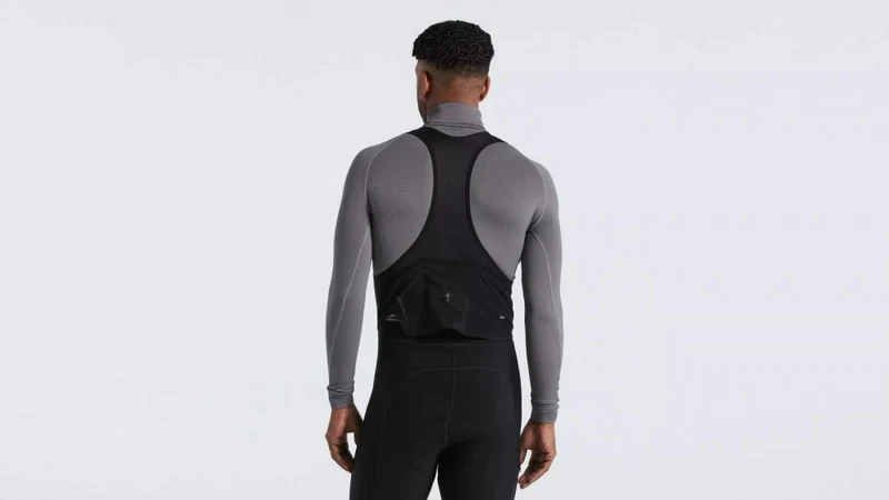 SEAMLESS ROLL NECK BASELAYER LS MEN GRY S/M - Bekleidung