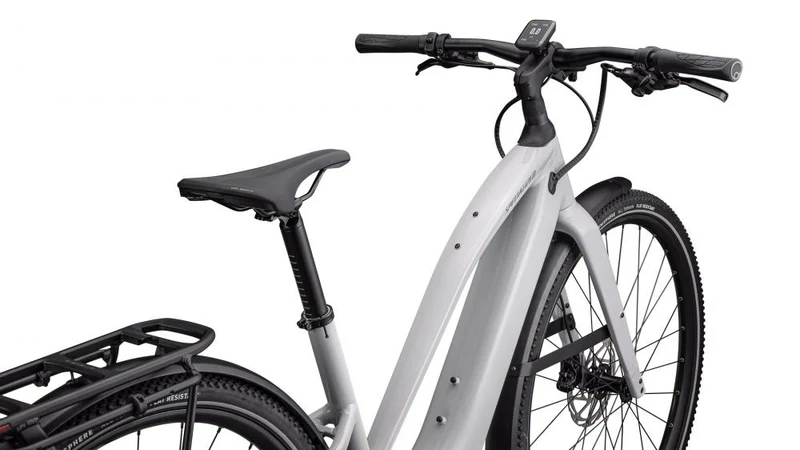 Specialized VADO SL 5.0 ST EQ E-Bike - Dove Grey/Cool Grey - Größe M - E-City Bike