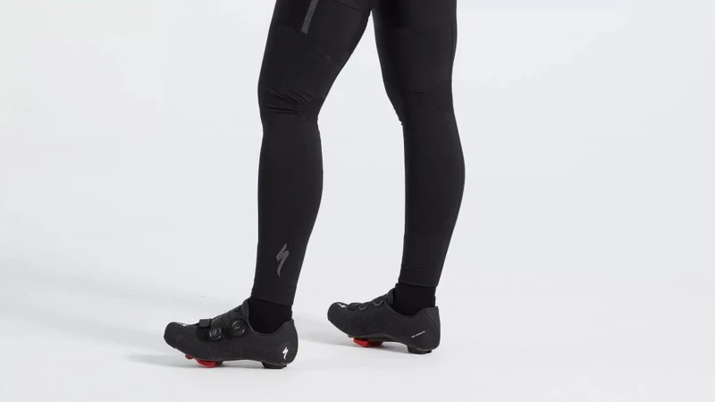 SEAMLESS LEG WARMER BLK XL/XXL - Nahtlose Beinwärmer Schwarz - Bekleidung