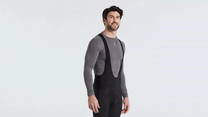 SEAMLESS BASELAYER LS MEN GRY S/M - Nahtlose Funktionsunterwäsche Herren Langarm Grau - Bekleidung