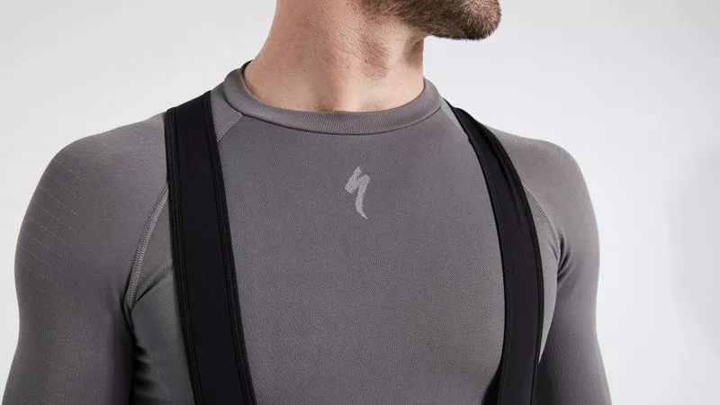 SEAMLESS BASELAYER LS MEN GRY S/M - Nahtlose Funktionsunterwäsche Herren Langarm Grau - Bekleidung