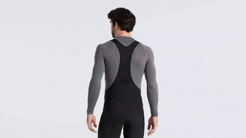 SEAMLESS BASELAYER LS MEN GRY S/M - Nahtlose Funktionsunterwäsche Herren Langarm Grau - Bekleidung