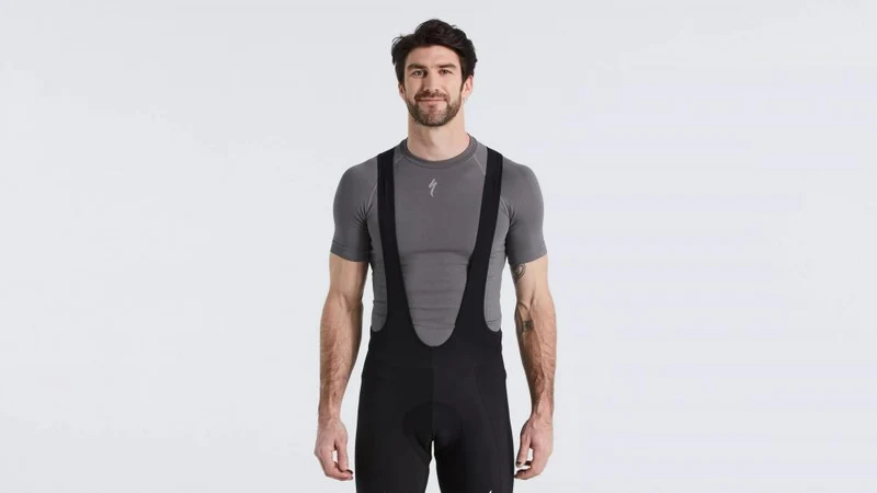 SEAMLESS BASELAYER SS MEN GRY L/XL - Bekleidung