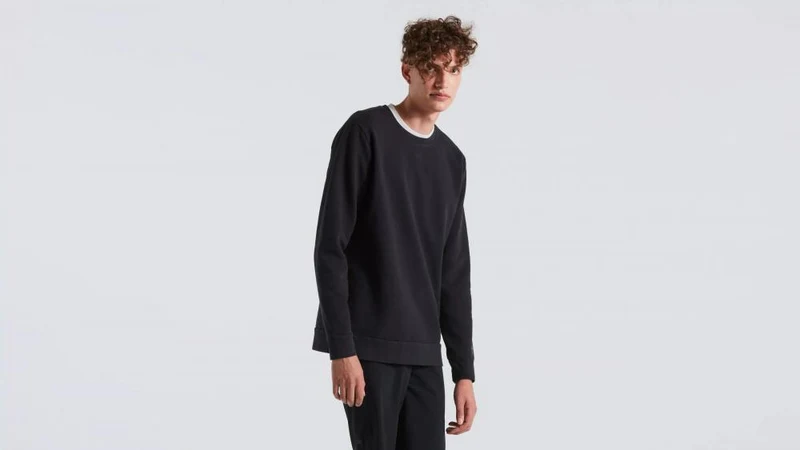 LEGACY CREWNECK LS MEN BLK S - Langarm Herren Sweatshirt Schwarz Größe S - Langarmshirt