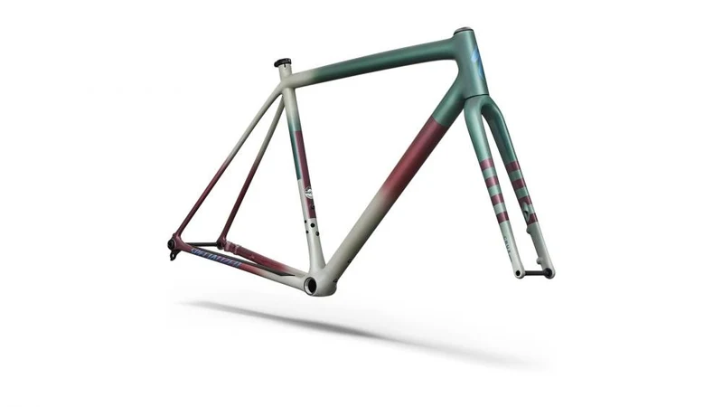 CRUX 10R Rahmenset - Cyclocross Rennrad Frame 54cm - Dolomite/Fjord/Glacier Metallic
