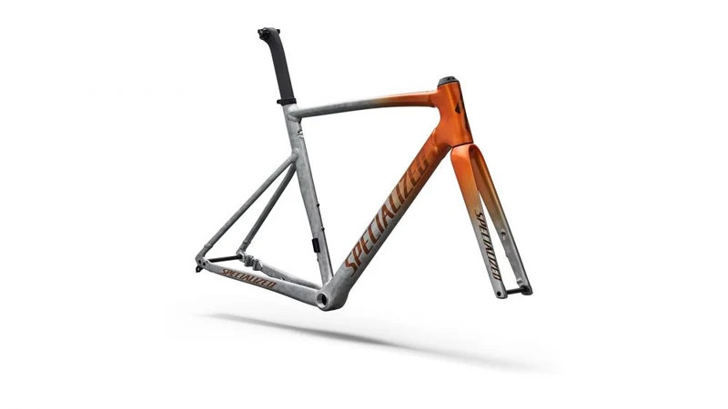 ALLEZ SPRINT Rahmenset - Leichter Aluminum-Rennradrahmen in Coptint/Flaksil/Bonzfl - Größe 49cm