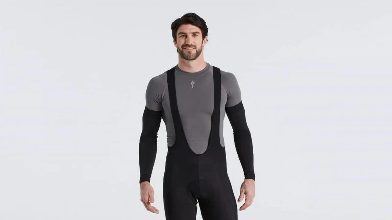 SEAMLESS ARM WARMER BLK M/L - Armwärmer - Bekleidung