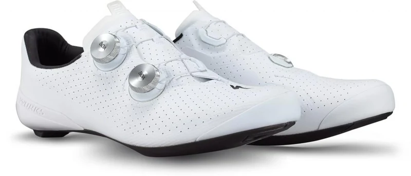 Specialized S-Works Torch Rennradschuh Weiß Größe 37 - Ultraleichter Carbon-Radschuh mit BOA-Verschluss